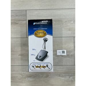 Plantronics S12 Telephone Headset System Hands Free New